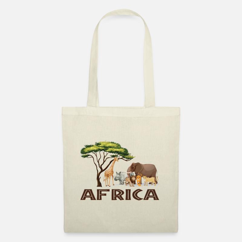 Afrika Grafik - Stoffbeutel - Natur