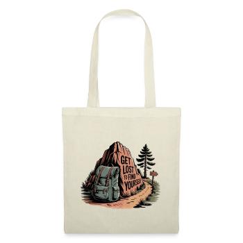 Get Lost to Find Yourself - Outdoor-Motiv - Stoffbeutel - Natur - Vorne
