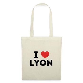 I Love with Heart Lyon - Tote Bag - nature - Front
