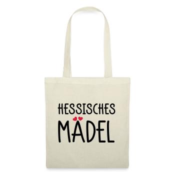 Hessisches Mädel - Stoffbeutel - Natur - Vorne