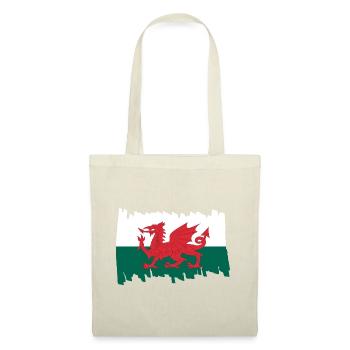 Wales National Flag - brush vertical - Tote Bag - nature - Front