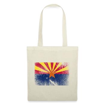 Arizona USA Vintage Drapeau - Sac en tissu - nature - Devant