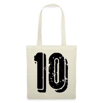 Maillot à 10 chiffres - Sac en tissu - nature - Devant