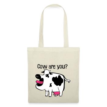 Cow êtes-vous? - Sac en tissu - nature - Devant