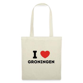 Ich liebe Groningen, Niederlande - Stoffbeutel - Natur - Vorne
