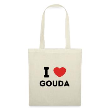 I Love Gouda Pays-Bas - Sac en tissu - nature - Devant