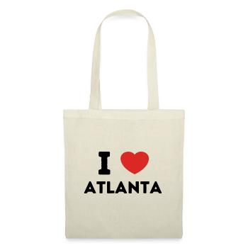 Ich liebe Atlanta, Vereinigte Staaten - Stoffbeutel - Natur - Vorne