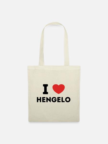 Ich liebe Hengelo Niederlande - Stoffbeutel - Natur
