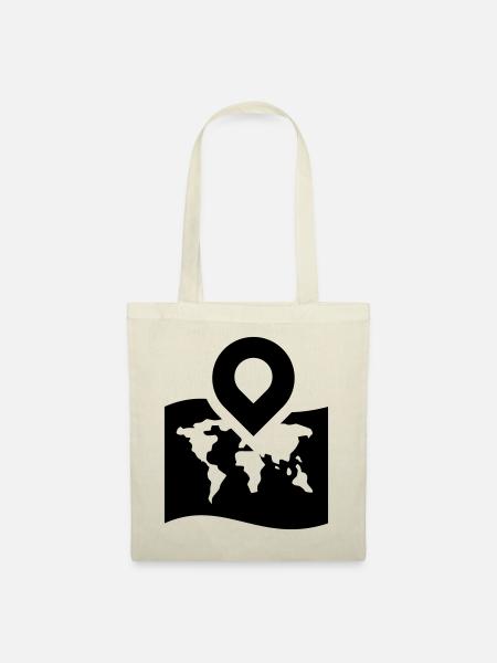World map icon icon - Tote Bag - nature