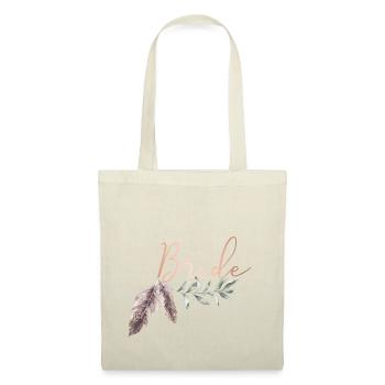 Boho Bride Braut - Tote Bag - nature - Front