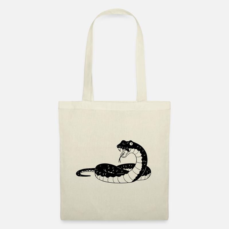 Hissing Snake Encounter - Tote Bag - nature