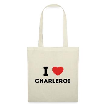 I Love with Heart Charleroi - Tote Bag - nature - Front