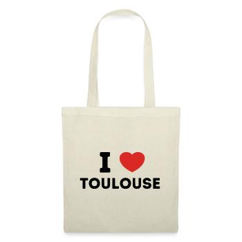 I Love with Heart Toulouse - Tote Bag - nature - Front
