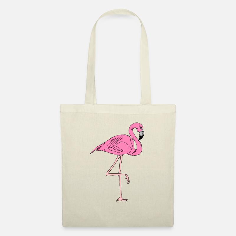 FLAMINGO - Stoffbeutel - Natur