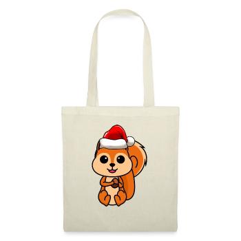 Squirrel Comic Christmas - Tote Bag - nature - Front