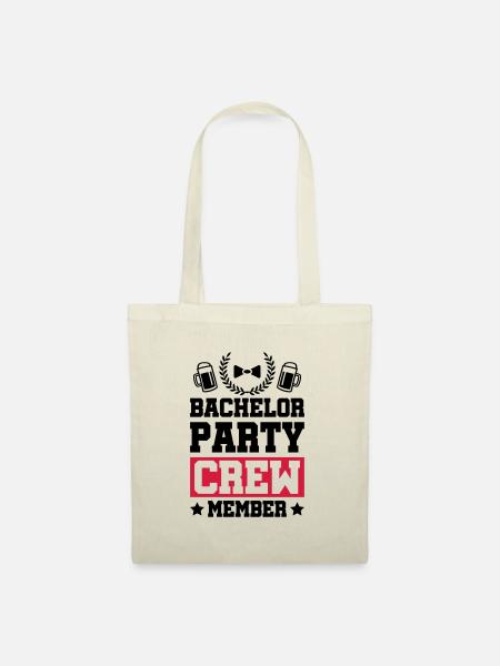bachelor party crew - Stoffbeutel - Natur