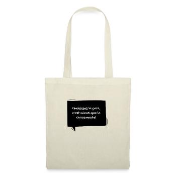 3 - Sac en tissu - nature - Devant