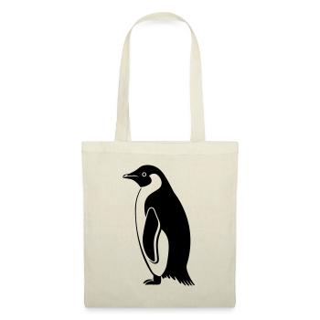 Pingouin - Sac en tissu - nature - Devant