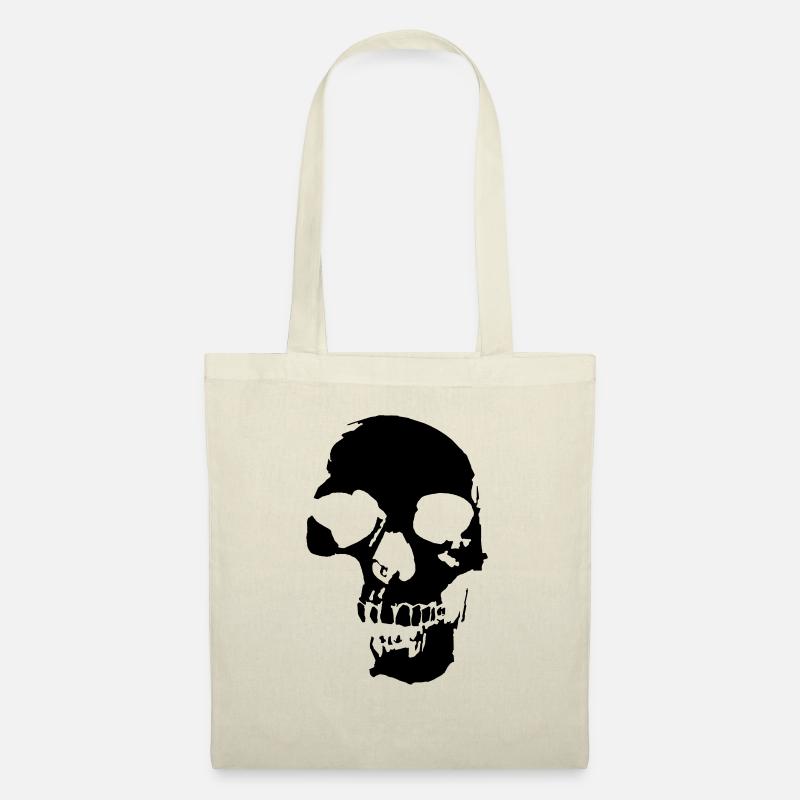 Skull / Totenkopf - Stoffbeutel - Natur