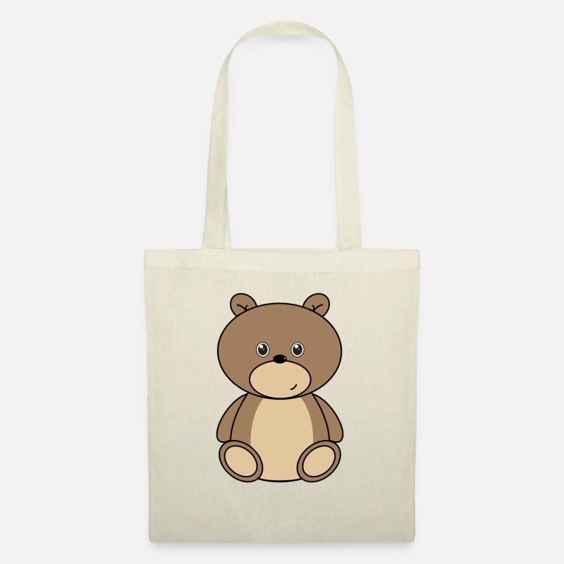 Teddybär - Stoffbeutel - Natur