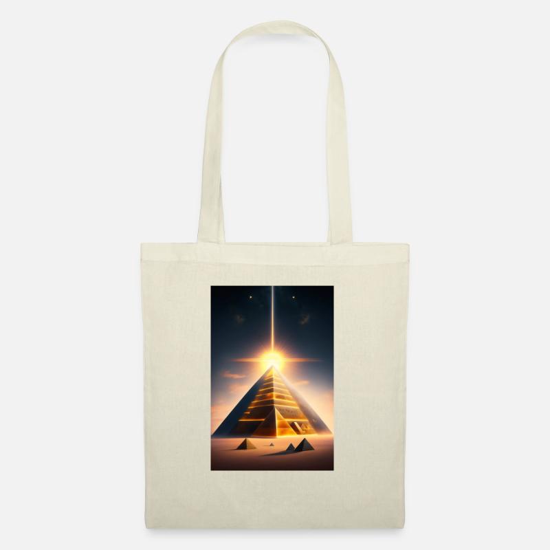 Licht Pyramide - Stoffbeutel - Natur