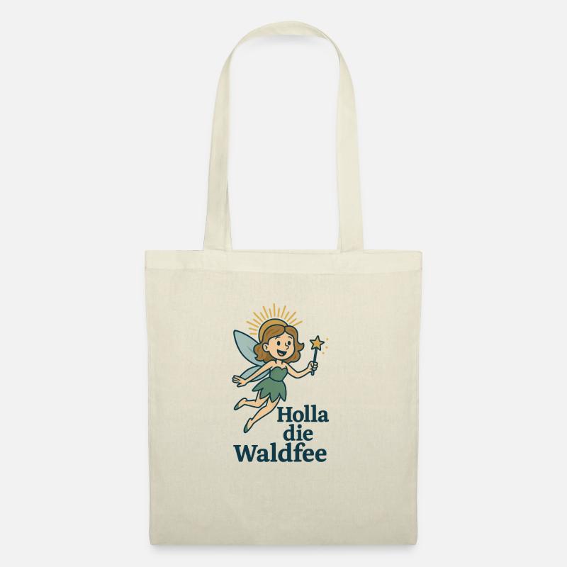 Holla die Waldfee - Stoffbeutel - Natur