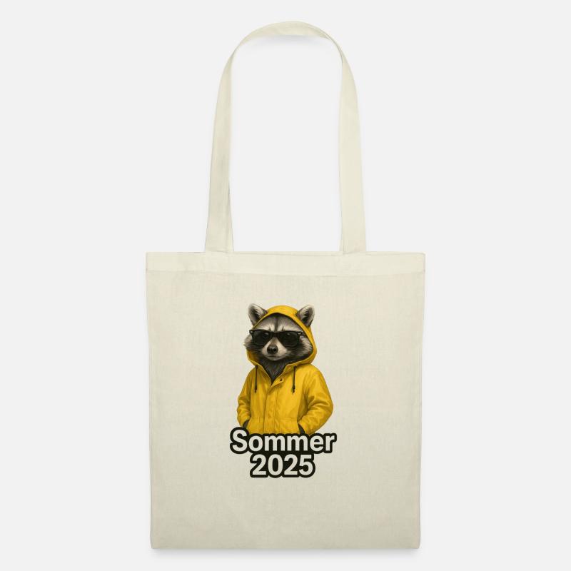 Waschbär Sommer 2025 - Stoffbeutel - Natur