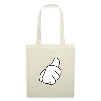 Thumbs - Sac en tissu - nature - Devant