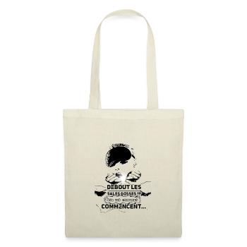 Debout les sales gosses! - Sac en tissu - nature - Devant