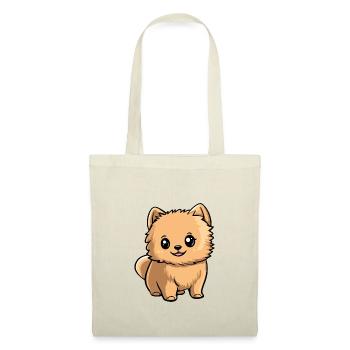 Pomeranian Dog Comic Cute Pomeranian - Tote Bag - nature - Front
