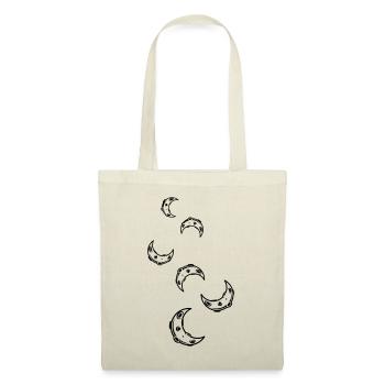 Icône de lune - Sac en tissu - nature - Devant