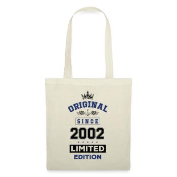 2002 limited edition Geburtstag - Stoffbeutel - Natur - Vorne