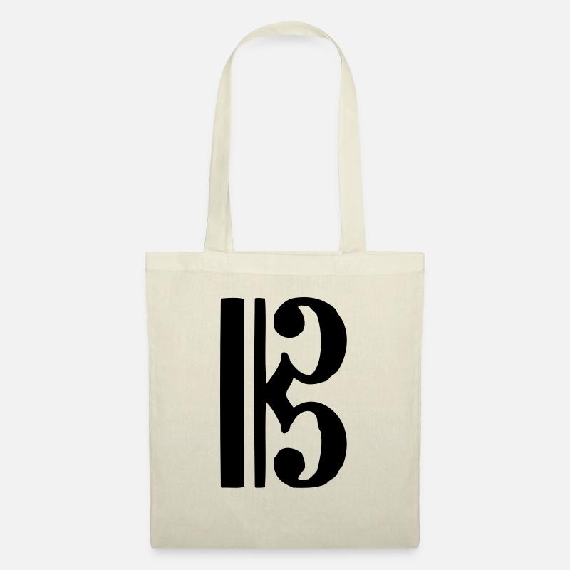 cle dut note musique - Sac en tissu - nature