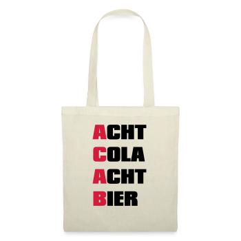 ACAB A.C.A.B - Stoffbeutel - Natur - Vorne