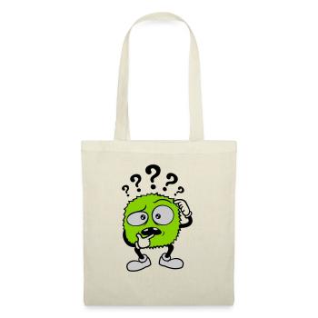 Point d’interrogation visage sceptique comique - Sac en tissu - nature - Devant
