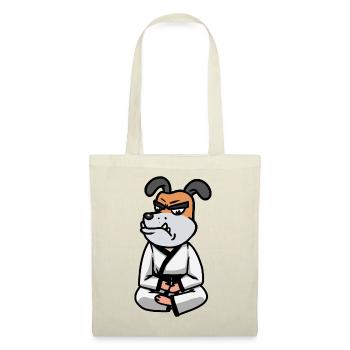 Karaté Chien de Combat Judo Chien Combattant Arts Martiaux - Sac en tissu - nature - Devant