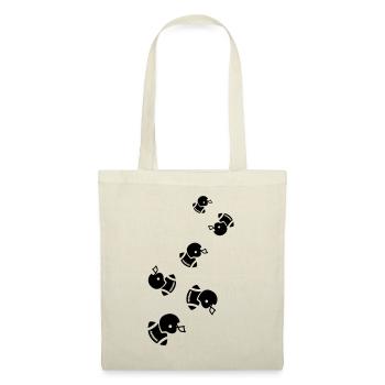 Icône du football - Sac en tissu - nature - Devant