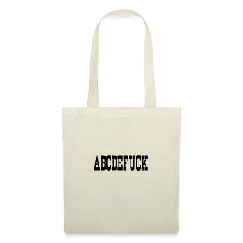 abcdefuck - Stoffbeutel - Natur - Vorne