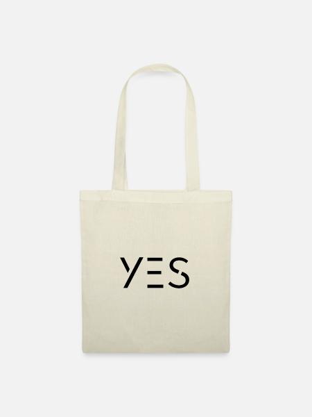 YES :: GESCHENK - Stoffbeutel - Natur