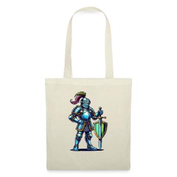 Bande dessinée Knight - Sac en tissu - nature - Devant