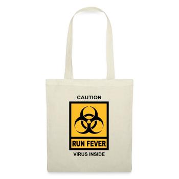 RUN FEVER - Sac en tissu - nature - Devant