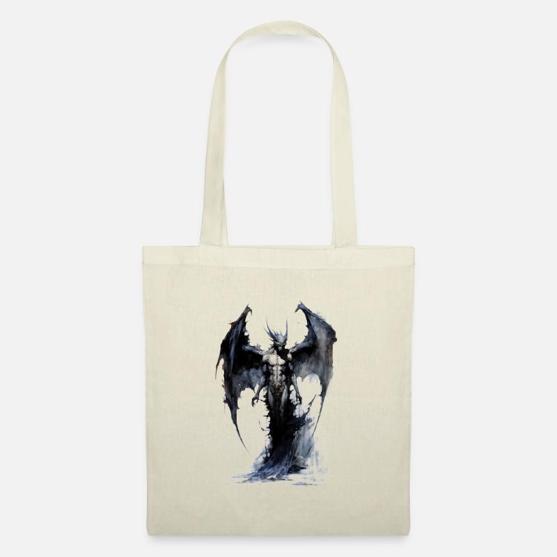 Drache - Stoffbeutel - Natur