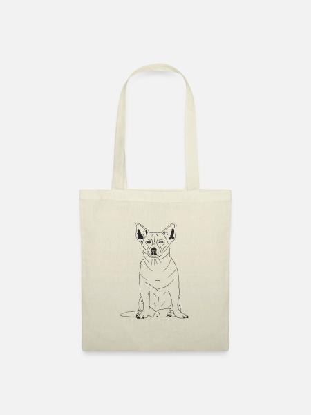 Chihuahua Mix - Stoffbeutel - Natur