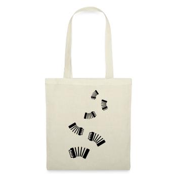 Musique d’accordéon - Sac en tissu - nature - Devant