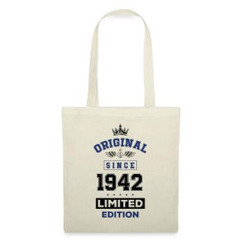 1942 limited edition Geburtstag - Stoffbeutel - Natur - Vorne