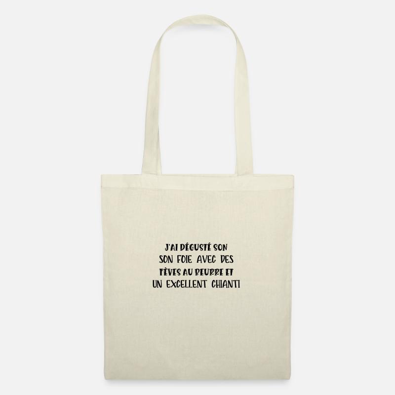 j'ai dégusté son foie - Sac en tissu - nature