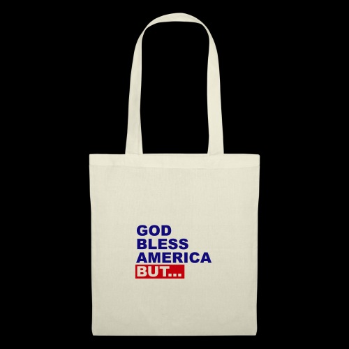 Phrase USA God Bless America but - Tote Bag