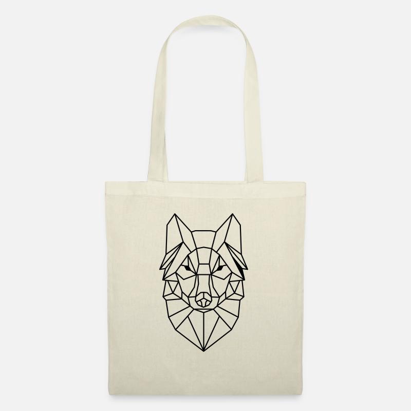 Wolf - Stoffbeutel - Natur