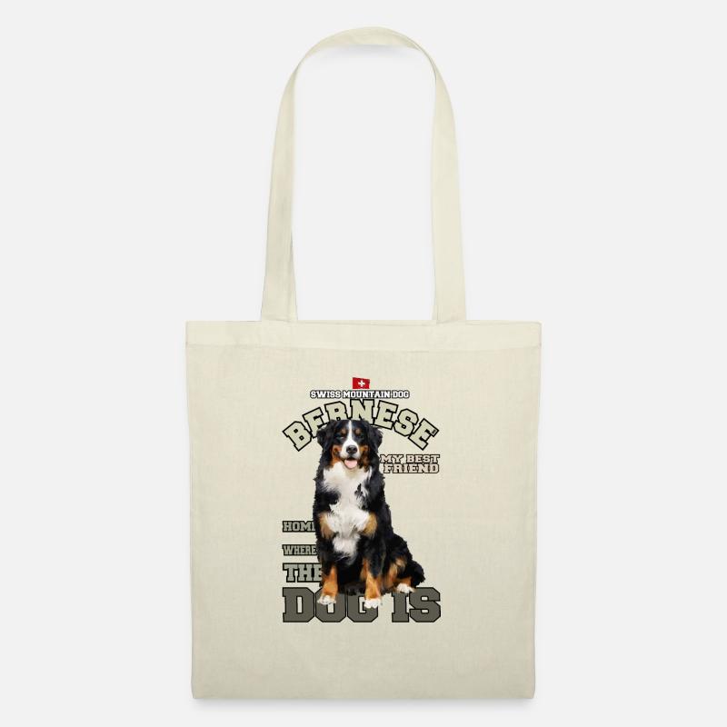 Berner Sennenhund - Schweizer Sennenhund - Stoffbeutel - Natur