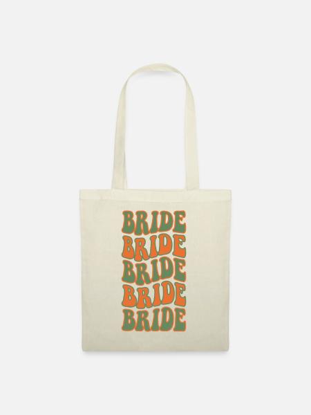 Schicke junggesellinnenabschied T-shirts - Stoffbeutel - Natur